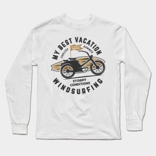 Best Vacation - Windsurfing Long Sleeve T-Shirt